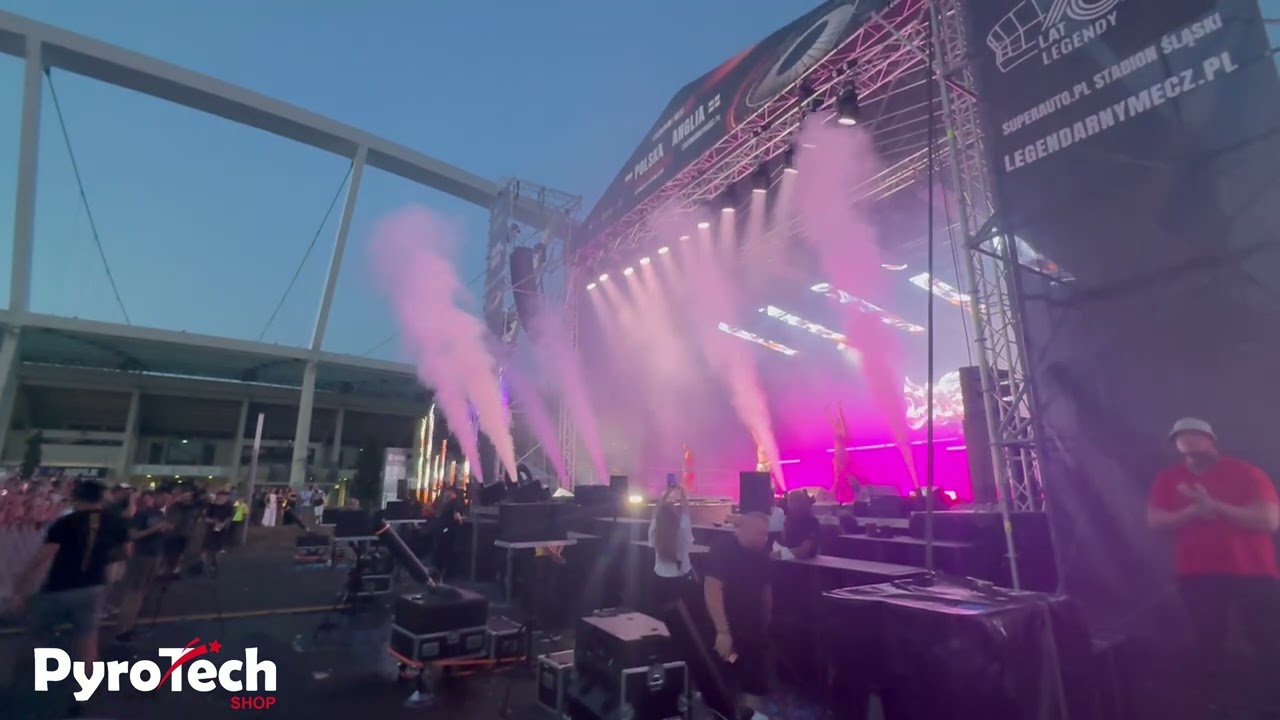 Modelki koncert  - wytwornice efektu CO2 - TURBO JET SMOKE SF-XO2 PRO